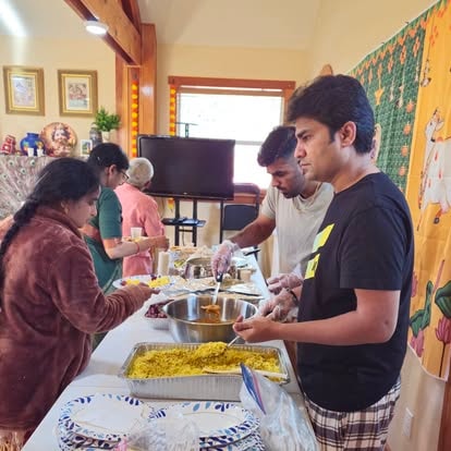 Community gathering at ISKCON Cedar Park