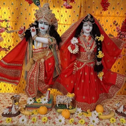 Colorful festival celebration at ISKCON Cedar Park