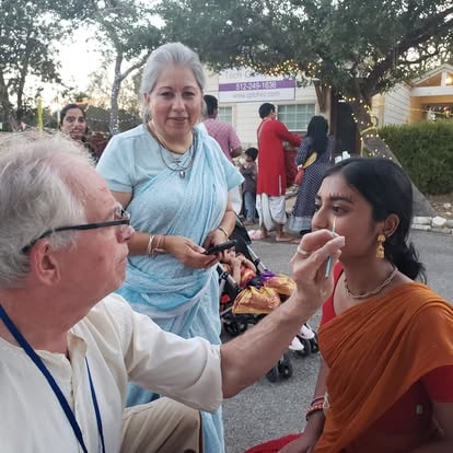 Devotees at community gathering at ISKCON Cedar Park