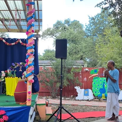 Vaishnava festival gathering at ISKCON Cedar Park